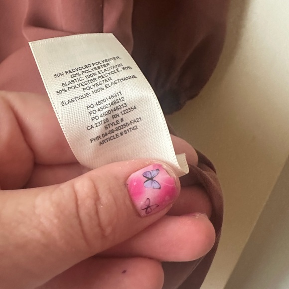 Wilfred Dusty RoseNovella Recycled Polyester Blend Satin Small Slit Mini Dress 0 - Picture 12 of 16